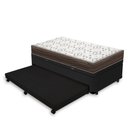 Ver imagem 4 de Cama Box Baú e Auxiliar Solteiro + Colchão de Ortobom D45 Iso 150 88cm