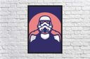 Ver imagem 4 de Quadro Decorativo Stormtrooper Star Wars Super Heróis Nerd Geek Com Moldura