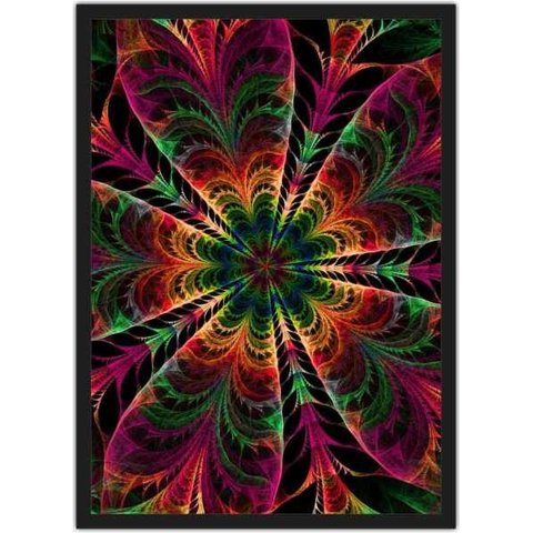 Quadro Decorativo Abstrato Salas Interiores Moderno Decorações Com Moldura