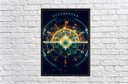 Ver imagem 4 de Quadro Decorativo Abstrato Geométrico Salas Interiores Moderno Decorações Com Moldura G02