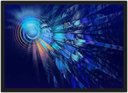 Ver imagem 1 de Quadro Decorativo Abstrato Tons Azul Com Moldura Salas Decorações G4