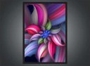 Ver imagem 3 de Quadro Decorativo Abstrato Flor Com Moldura Salas Decorações G05