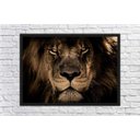 Ver imagem 4 de Quadro Decorativo Leão Animais Salas Quartos Decorações Com Moldura G05
