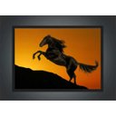 Ver imagem 3 de Quadro Decorativo Cavalo Animais Salas Quartos Decorações Com Moldura G01