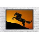 Ver imagem 4 de Quadro Decorativo Cavalo Animais Salas Quartos Decorações Com Moldura G01