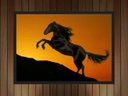 Ver imagem 2 de Quadro Decorativo Cavalo Animais Salas Quartos Decorações Com Moldura G01
