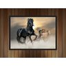 Quadro Decorativo Cavalo Animais Salas Quartos Decorações Com Moldura G02 - 2