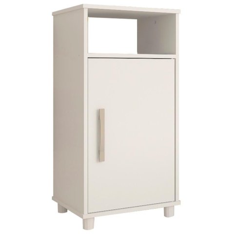 Balcão Multiuso 1 Nicho e 1 Porta B01 Branco Novam Branco