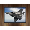 Ver imagem 2 de Quadro Decorativo Avião Caça Salas Quartos Decorações Com Moldura