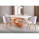 Ver imagem 2 de Mesa de Jantar Retangular de Madeira Tóquio 180cm X 100cm Lamina de Cinamomo