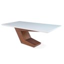 Ver imagem 1 de Mesa de Jantar Retangular de Madeira Tóquio 180cm X 100cm Lamina de Cinamomo