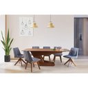 Ver imagem 4 de Mesa de Jantar Retangular de Madeira Tóquio 180cm X 100cm Lamina de Cinamomo