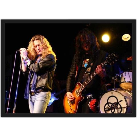 Quadro Decorativo Banda Rock Led Zeppelin Salas Quartos Decorações Com Moldura G05
