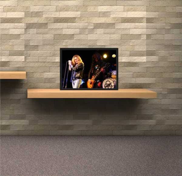 Quadro Decorativo Banda Rock Led Zeppelin Salas Quartos Decorações Com Moldura G05 - 2