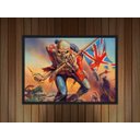 Ver imagem 3 de Quadro Decorativo Iron Maiden Heavy Metal Eddie Rock Salas Quartos Decorações Com Moldura G01