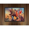 Quadro Decorativo Iron Maiden Heavy Metal Eddie Rock Salas Quartos Decorações Com Moldura G01 - 3
