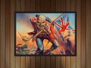 Ver imagem 3 de Quadro Decorativo Iron Maiden Heavy Metal Eddie Rock Salas Quartos Decorações Com Moldura G01