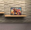 Ver imagem 2 de Quadro Decorativo Iron Maiden Heavy Metal Eddie Rock Salas Quartos Decorações Com Moldura G01