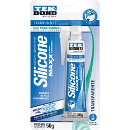 Adesivo De Silicone Acetico Maxx 50G. Aquário - 1