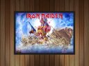 Ver imagem 2 de Quadro Decorativo Iron Maiden Heavy Metal Eddie Rock Salas Quartos Decorações Com Moldura G02