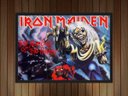 Ver imagem 2 de Quadro Decorativo Iron Maiden Heavy Metal Eddie Rock Salas Quartos Decorações Com Moldura G05