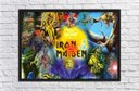 Ver imagem 2 de Quadro Decorativo Iron Maiden Heavy Metal Eddie Rock Salas Quartos Decorações Com Moldura G07