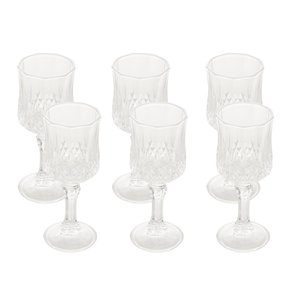 6 Taças para Licor Lyor Diamante de Vidro 60ml