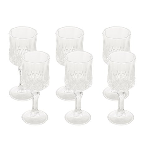 6 Taças para Licor Lyor Diamante de Vidro 60ml