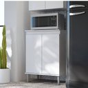 Ver imagem 2 de Balcão Micro-Ondas 2 Portas Branco – EJ Móveis
