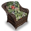 Ver imagem 2 de Conjunto de Poltronas Fibra Sintética Naja - 4 Poltronas + 1 Mesa Centro - Tecido Saquarema