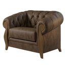 Ver imagem 1 de Poltrona Decorativa Capitone Milano Pes Madeira Courino Tcs 729 Moll