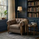 Ver imagem 6 de Poltrona Decorativa Capitone Milano Pes Madeira Courino Tcs 729 Moll