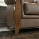 Ver mais imagens de Poltrona Decorativa Capitone Milano Pes Madeira Courino Tcs 729 Moll