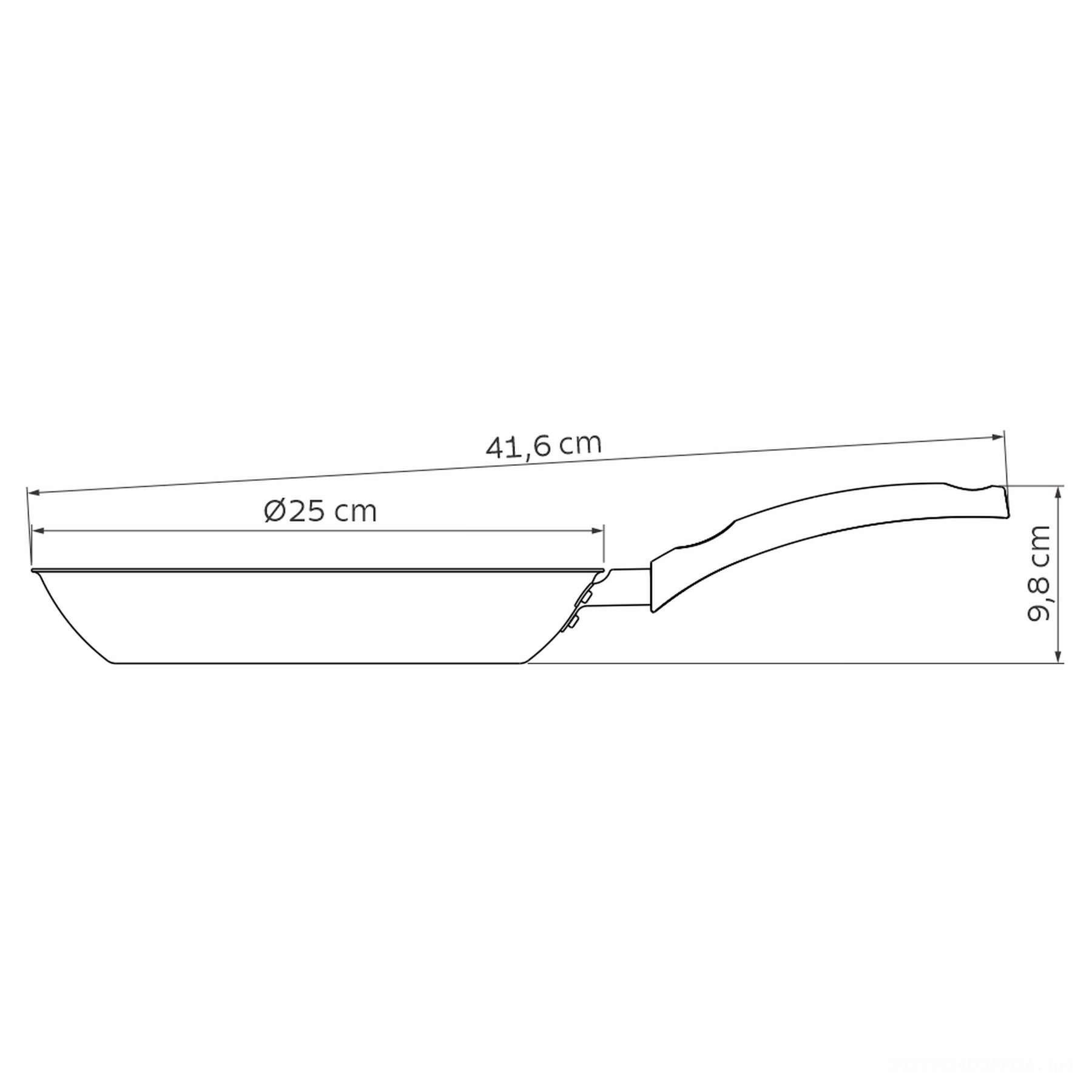 Frigideira Tramontina Turim Alumínio Antiaderente Starflon Vermelho 24cm 1,4l Tramontina - 4