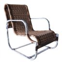 Ver imagem 2 de Conjunto de Poltrona Fibra Sintética Sena - 4 Poltronas + 1 Mesa Centro