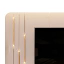 Ver mais imagens de Painel com Bancada 241cm Avatar com Led e Detalhes Dourados para Tv até 75 G18 - Gran Belo