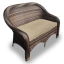 Ver imagem 2 de Conjunto de Sofá Fibra Sintética Karibe - 1 Sofá 2L + 2 Poltronas + 1 Mesa Centro - Tecido Duna Dese