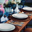 Ver imagem 5 de Conjunto 6 Pratos de Porcelana Tramontina Sophia 28cm Rasos Brancos de Mesa