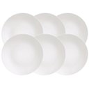 Ver imagem 2 de Conjunto 6 Pratos de Porcelana Tramontina Sophia 28cm Rasos Brancos de Mesa