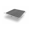 Ver imagem 5 de Conjunto: Mesa de Cozinha Loire C/ Tampo de Madeira 90cm + 4 Cadeiras Amsterdã Cromada - Corano