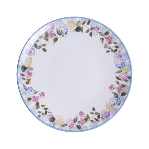 Prato Raso em Porcelana Decorada Aura 25 Cm Tramontina