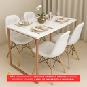 Ver imagem 5 de Mesa Jantar Apartamento Industrial 100% Mdf Compacta 100x60