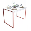 Ver imagem 3 de Mesa Jantar Apartamento Industrial 100% Mdf Compacta 100x60
