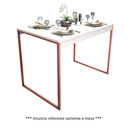 Mesa Jantar Apartamento Industrial 100% Mdf Compacta 100x60 - 3