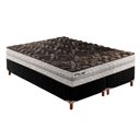 Ver imagem 1 de Cama Box King: Colchão Espuma Paropas D33 Pasquale Plus + Base CRC Suede Black(193x203)