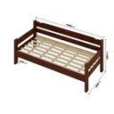 Ver imagem 3 de Sofa Cama Esmeralda New Castanho em Madeira Maciça Pinus