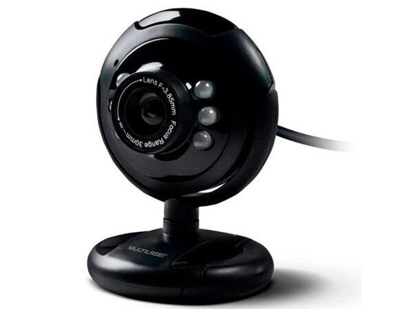 Webcam Multilaser Plug e Play 16Mp NighTVision Microfone USB Preto - Wc045 - 2