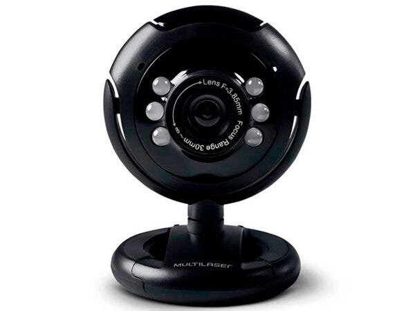 Webcam Multilaser Plug e Play 16Mp NighTVision Microfone USB Preto - Wc045 - 3