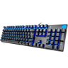 Teclado Mecânico Gamer HP GK400F USB LED Azul Switch Blue ABNT2 Preto - 4