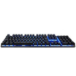 Teclado Mecânico Gamer HP GK400F USB LED Azul Switch Blue ABNT2 Preto - 5